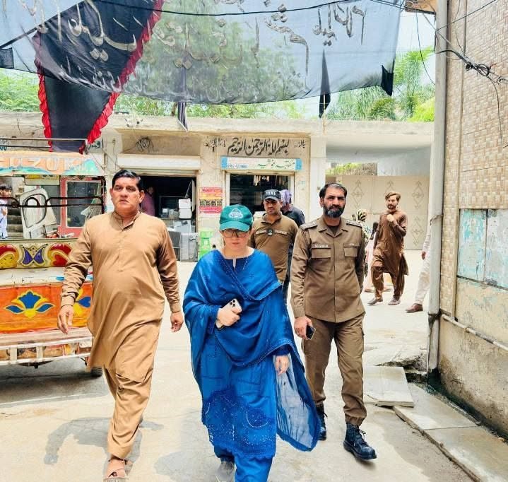 Chehlum Procession: Chief Officer Anbreen Mukhtar Reviews Arrangements in Warburton